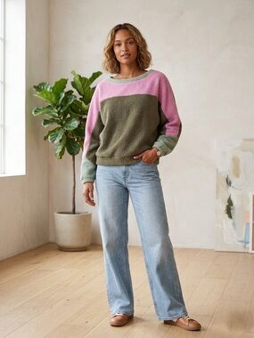 FREE PEOPLE Intimately Oversized “Found My Friend" Fleece Pullover - Size XS